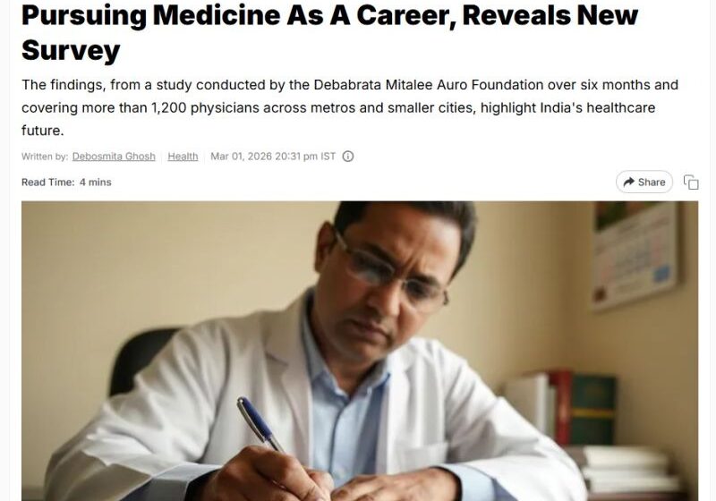 In India to follow family footsteps of career / profession by the next generation has been an integral part of our society.